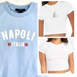 NWT Bundle of 3 Forever 21 and Tilly’s Baby Tees